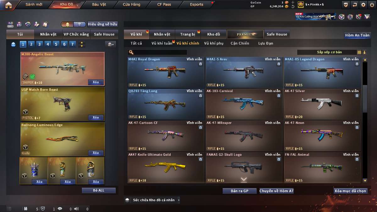 shop acc cf uy tin gia re